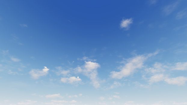 Cloudy blue sky abstract background, blue sky background with tiny clouds, 3d rendering

