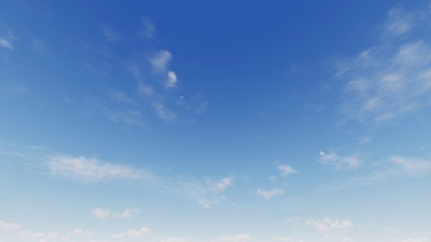 Cloudy blue sky abstract background, blue sky background with tiny clouds, 3d rendering

