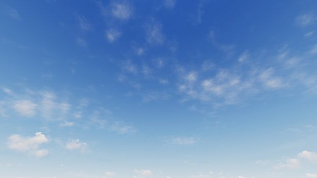 Cloudy blue sky abstract background, blue sky background with tiny clouds, 3d rendering

