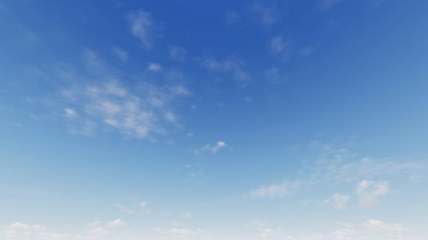 Cloudy blue sky abstract background, blue sky background with tiny clouds, 3d rendering

