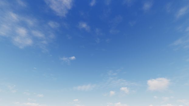 Cloudy blue sky abstract background, blue sky background with tiny clouds, 3d rendering

