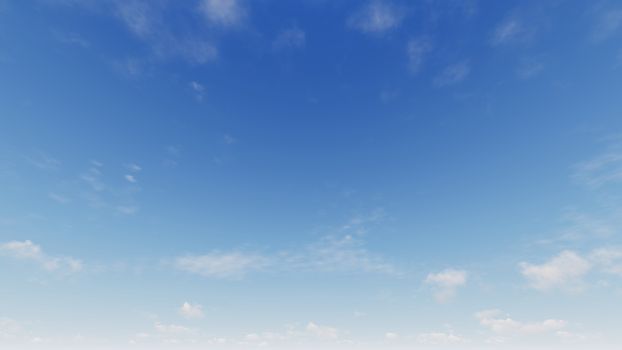 Cloudy blue sky abstract background, blue sky background with tiny clouds, 3d rendering

