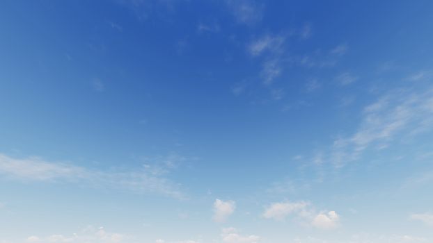 Cloudy blue sky abstract background, blue sky background with tiny clouds, 3d rendering

