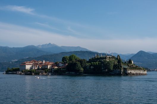 Isola Bella island in Maggiore lake, Borromean Islands, Stresa Piedmont Italy, Europe.