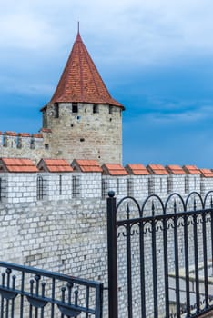 Old historic Fortress on the banks of the Dniester River, Bender city, Transnistria, Moldova