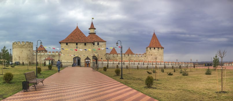 Old historic Fortress on the banks of the Dniester River, Bender city, Transnistria, Moldova