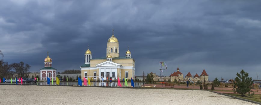 Orthodox Church of St. Alexander Nevsky in The Fortress Of Bender, Transnistria, Moldova. The Church is located on the territory of the historical architectural complex of the ancient Ottoman Citadel.