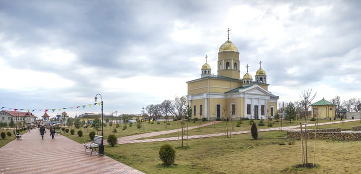 Orthodox Church of St. Alexander Nevsky in The Fortress Of Bender, Transnistria, Moldova. The Church is located on the territory of the historical architectural complex of the ancient Ottoman Citadel.