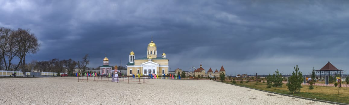 Orthodox Church of St. Alexander Nevsky in The Fortress Of Bender, Transnistria, Moldova. The Church is located on the territory of the historical architectural complex of the ancient Ottoman Citadel.