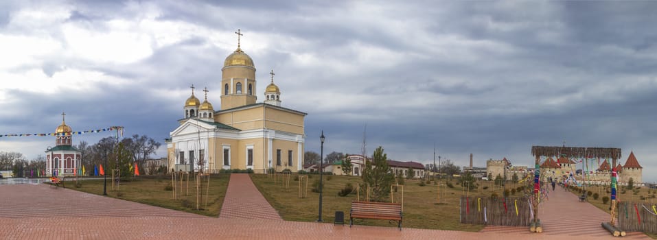 Orthodox Church of St. Alexander Nevsky in The Fortress Of Bender, Transnistria, Moldova. The Church is located on the territory of the historical architectural complex of the ancient Ottoman Citadel.