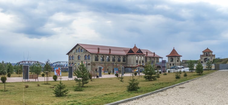 Alexander Nevsky Park on the territory of the historical architectural complex of the ancient Ottoman Citadel in Bender, Transnistria, Moldova.