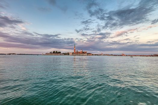 The church of San Giorgio Maggiore on Isola San Giorgio at morning, Venice