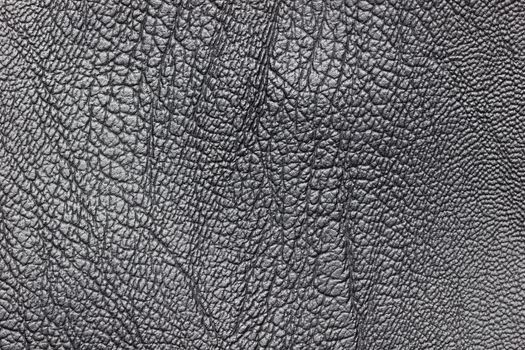 Texture of black leather. Concept of clothes or fashion.