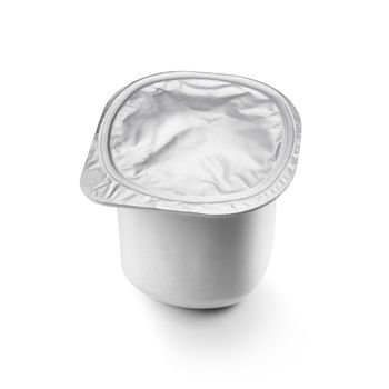 Plastic Cup on white background. Clean for your design