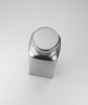 aluminium bottle. Clean pattern for packaging design