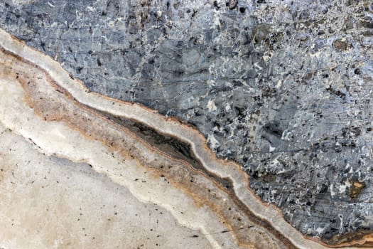 Two tone rock surface