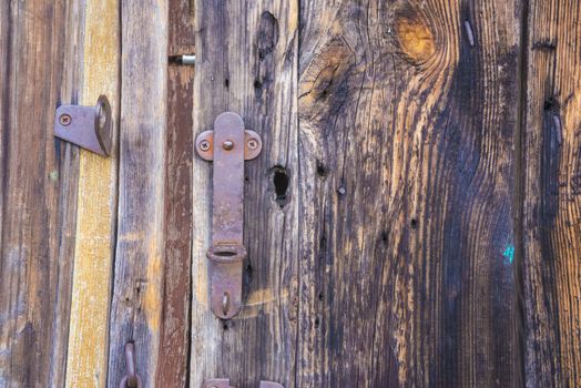 old, grunge wood panels used as background