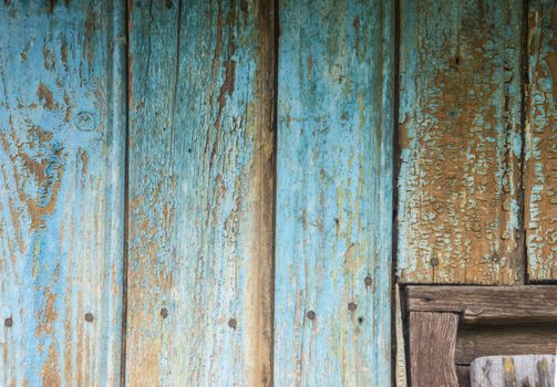 old, grunge wood panels used as background