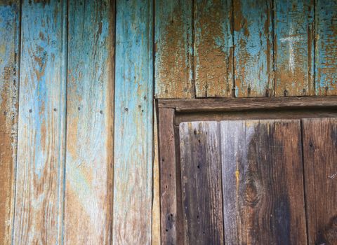 old, grunge wood panels used as background