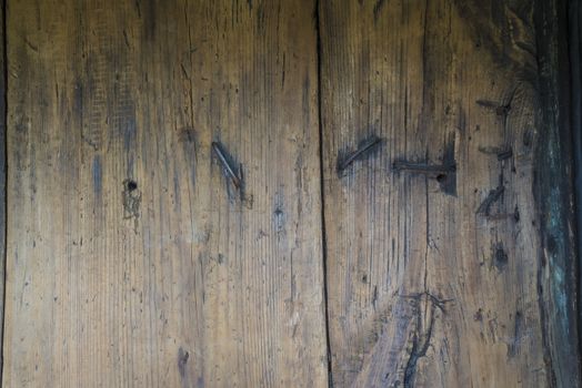 old, grunge wood panels used as background