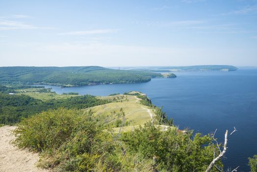 Molodetskiy Kurgan. Attraction of the Samara region. On a Sunny summer day