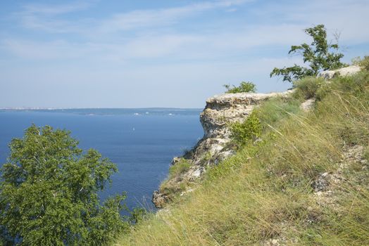 Molodetskiy Kurgan. Attraction of the Samara region. On a Sunny summer day