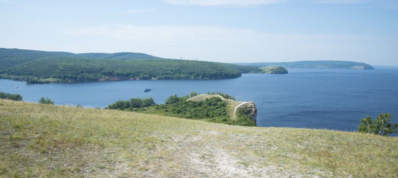 Molodetskiy Kurgan. Attraction of the Samara region. On a Sunny summer day