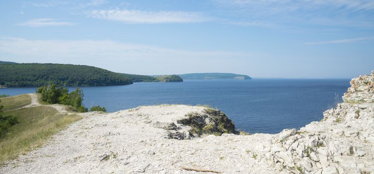 Molodetskiy Kurgan. Attraction of the Samara region. On a Sunny summer day