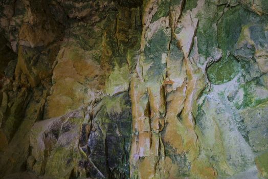 Multi-colored natural stone texture. Abstract background