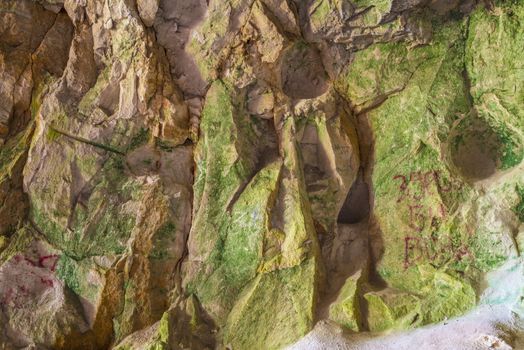 Multi-colored natural stone texture. Abstract background