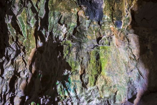 Multi-colored natural stone texture. Abstract background
