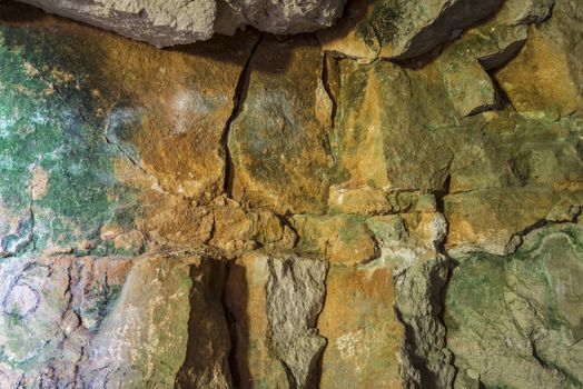 Multi-colored natural stone texture. Abstract background