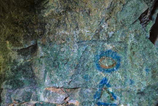 Multi-colored natural stone texture. Abstract background