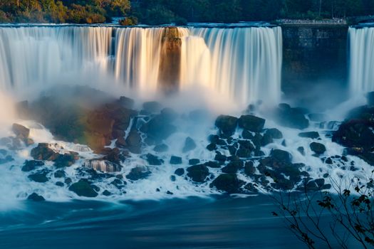 Fantastic Niagara Falls view, Canadian Falls, Ontario, Canada