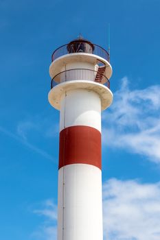 New lighthouse in Rota, Cadiz, Spain