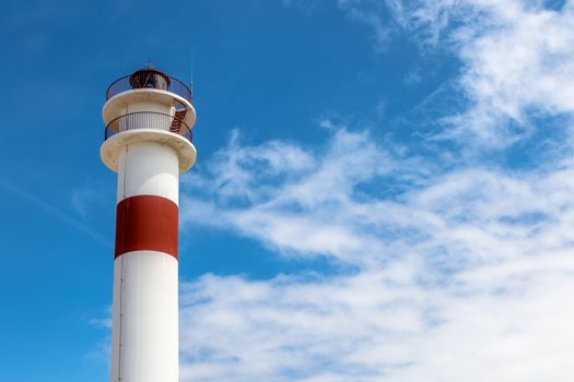 New lighthouse in Rota, Cadiz, Spain