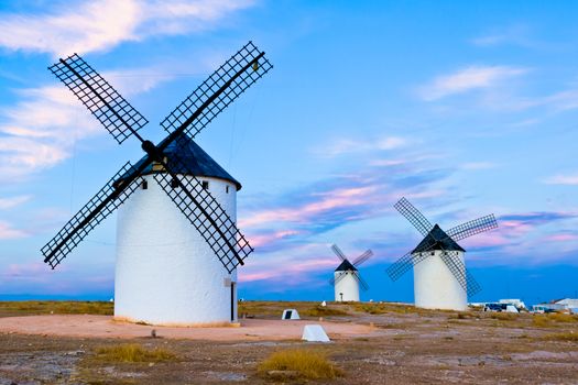 Typical windmills of  Region of Castilla la Mancha