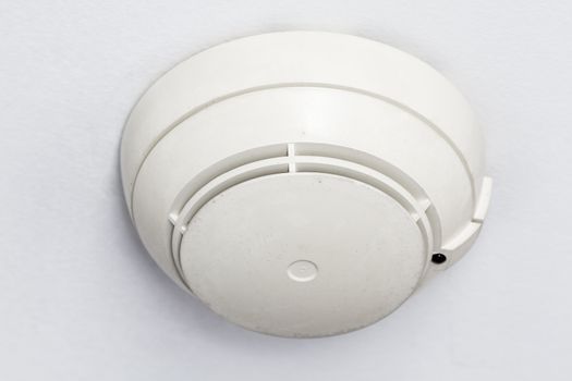 A smoke detector fire alarm