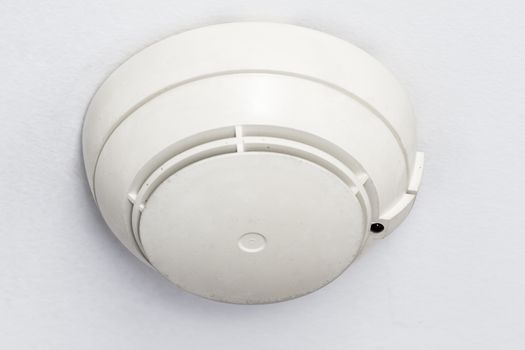 A smoke detector fire alarm