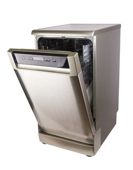 Dishwasher machine isolated on a white background