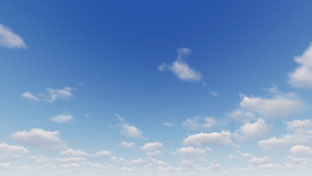 Cloudy blue sky abstract background, blue sky background with tiny clouds, 3d rendering

