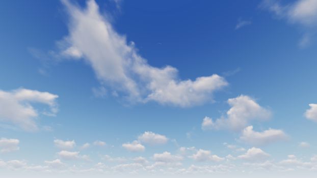 Cloudy blue sky abstract background, blue sky background with tiny clouds, 3d rendering

