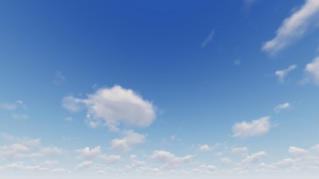 Cloudy blue sky abstract background, blue sky background with tiny clouds, 3d rendering

