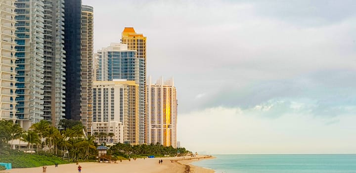 Coastline of Sunny Isle Beach in Florida