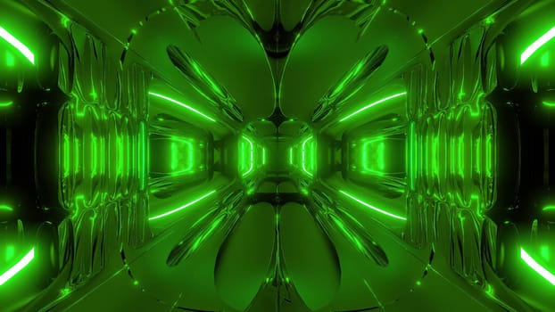alien ship corridor tunnel wallpaper 3d rendering 3d illustration, modern futuriwstic scifi tunnel background with glowing lights, nice reflection on metl alien ship tunnel