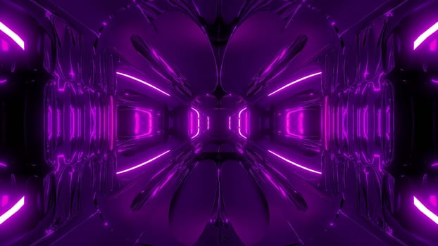 alien ship corridor tunnel wallpaper 3d rendering 3d illustration, modern futuriwstic scifi tunnel background with glowing lights, nice reflection on metl alien ship tunnel