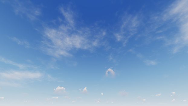 Cloudy blue sky abstract background, blue sky background with tiny clouds, 3d rendering

