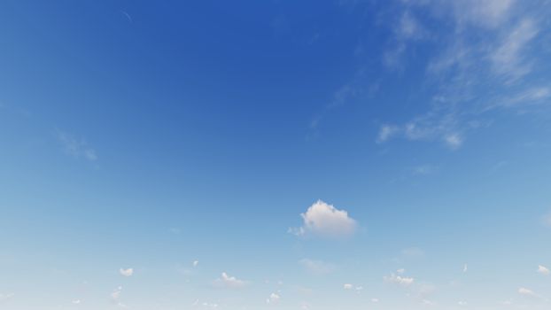 Cloudy blue sky abstract background, blue sky background with tiny clouds, 3d rendering

