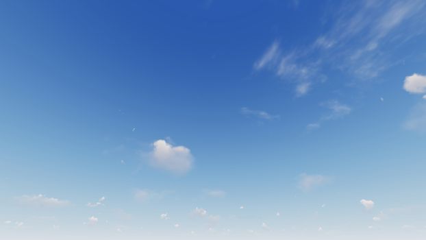 Cloudy blue sky abstract background, blue sky background with tiny clouds, 3d rendering

