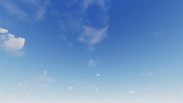 Cloudy blue sky abstract background, blue sky background with tiny clouds, 3d rendering

